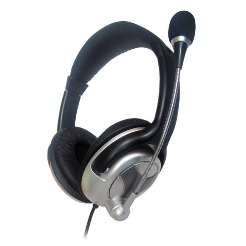 Гарнитура Gembird MHS-401 Black, 2 x Mini jack (3.5 мм), накладные, регулятор громкости, кабель 1.8 